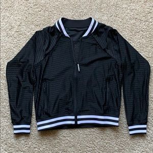 Good American mesh zip up sz medium